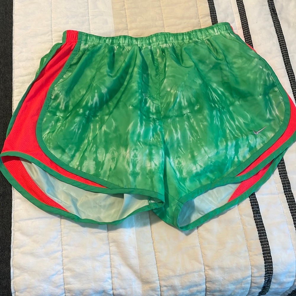 Medium watermelon colored Nike shorts